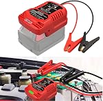 Jump Starter Adapter for Milwaukee Battery,12V Portable Car Jumper Cables,Automotive Booster Cable Adapter,Up to 3.5L Gas 6.5L Diesel Engines,(Battery not Included)