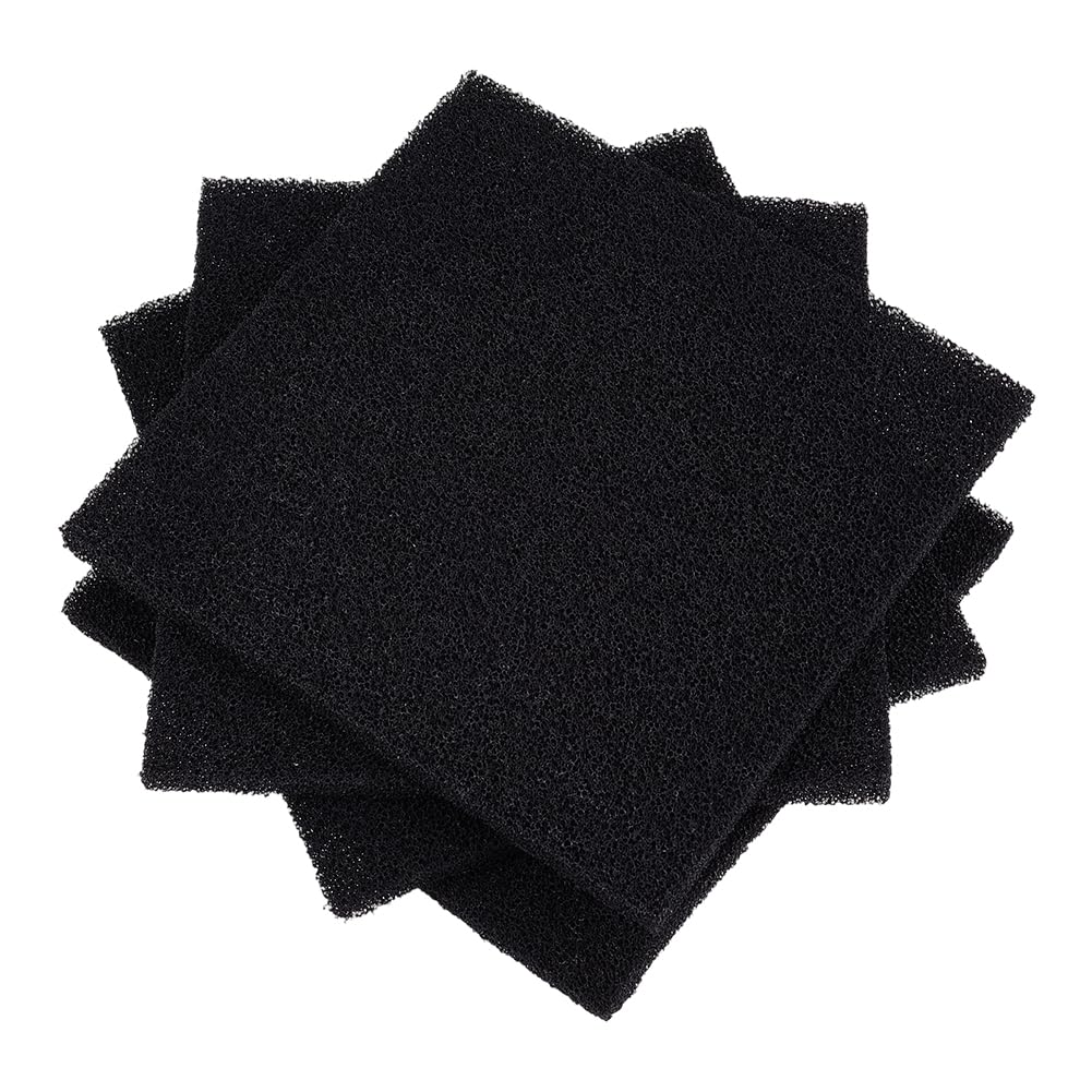 OLYCRAFT 4Pcs 25 PPI Aquarium Bio Sponge Filter Media Pad 23x23cm Filter Foam Sponge Pads Aquarium Dual Filtration Pad Cut-to-Size Foam for Aquarium Fish Tank Pond Filters Sumps Reef Canister