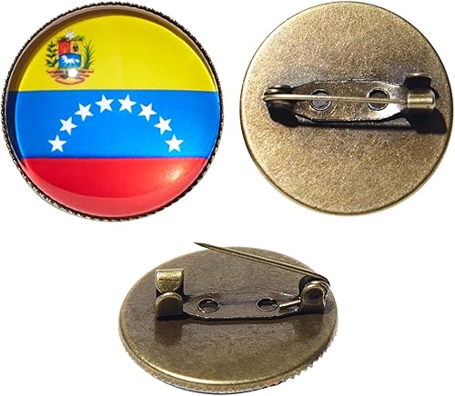 Miniatura 4 de HSQCEZ Alfileres de Estados Unidos, pin de bandera de Estados Unidos, broche redondo de EE. UU., broche de botón, broche para sombrero, camisa,