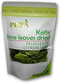 Sponsored Ad - PUFA Dried-Kaffir-Lime-Leaves, 1 oz.(30g.)|Curry Leaves, Premium Gourmet Ingredient for Tom Yum, Tom Kha, S...