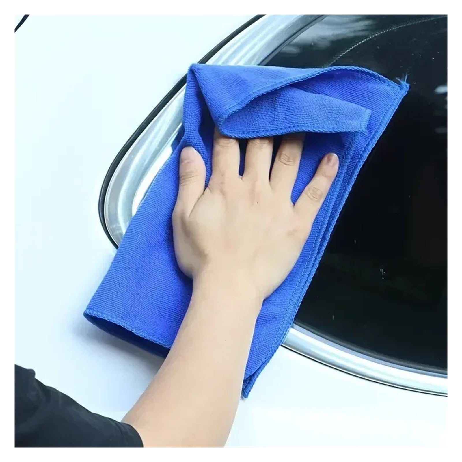 MUSM 100 Pcs Cleaning Towels Multi-Purpose Car Wash Drying Polishing Cloths Reusable Household Cleaning Cloths for Fit for — view 4