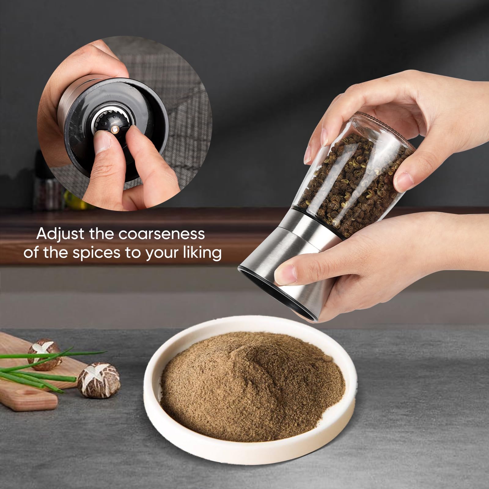 Pepper Grinder (Silver Dwarf) — Amazon image 6