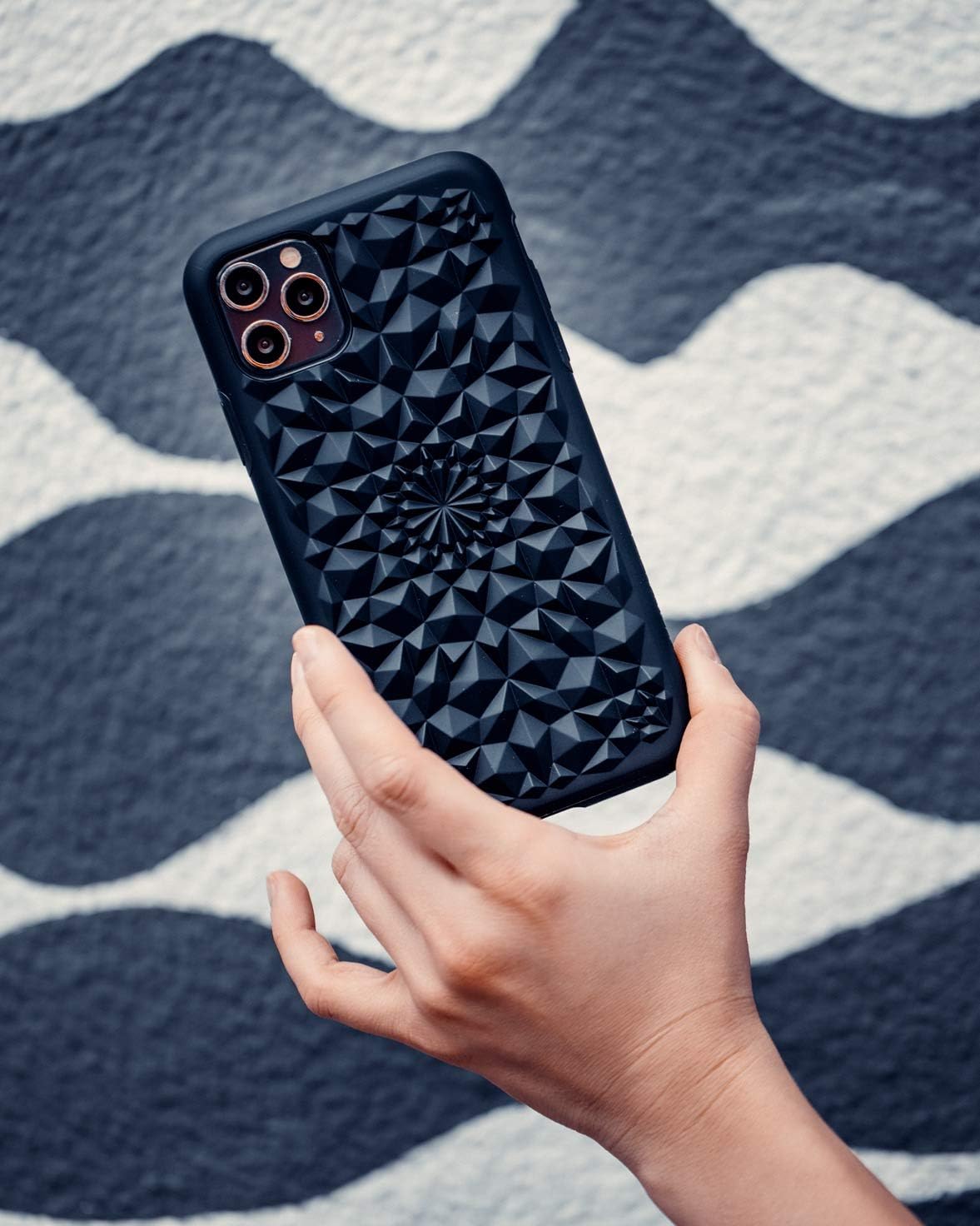 One-Day Sale: Up to 50% Off FELONY CASE iPhone 11 Pro Case Matte Black Kaleidoscope Case - 3D Geometric 360° Shock Absorbing Protective iPhone 11 Pro Case Protects Screen & Body. Stylish iPhone Covers