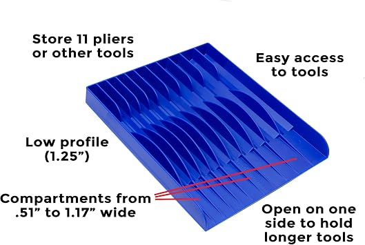 Tool Sorter Pliers Organizer - Blue