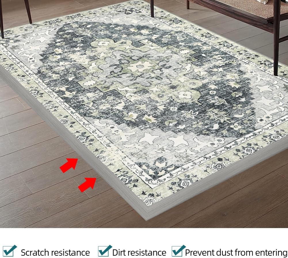 Self-Adhesive Floor Transition Strip, Vinyl Threshold Strip, Floor Gap Cover Divider for Carpet/Tile/Wood/Marble, Seamless Floor Joining Trim for Home/Office/Hotel, 2" Grey Wood Grain, 20Ft