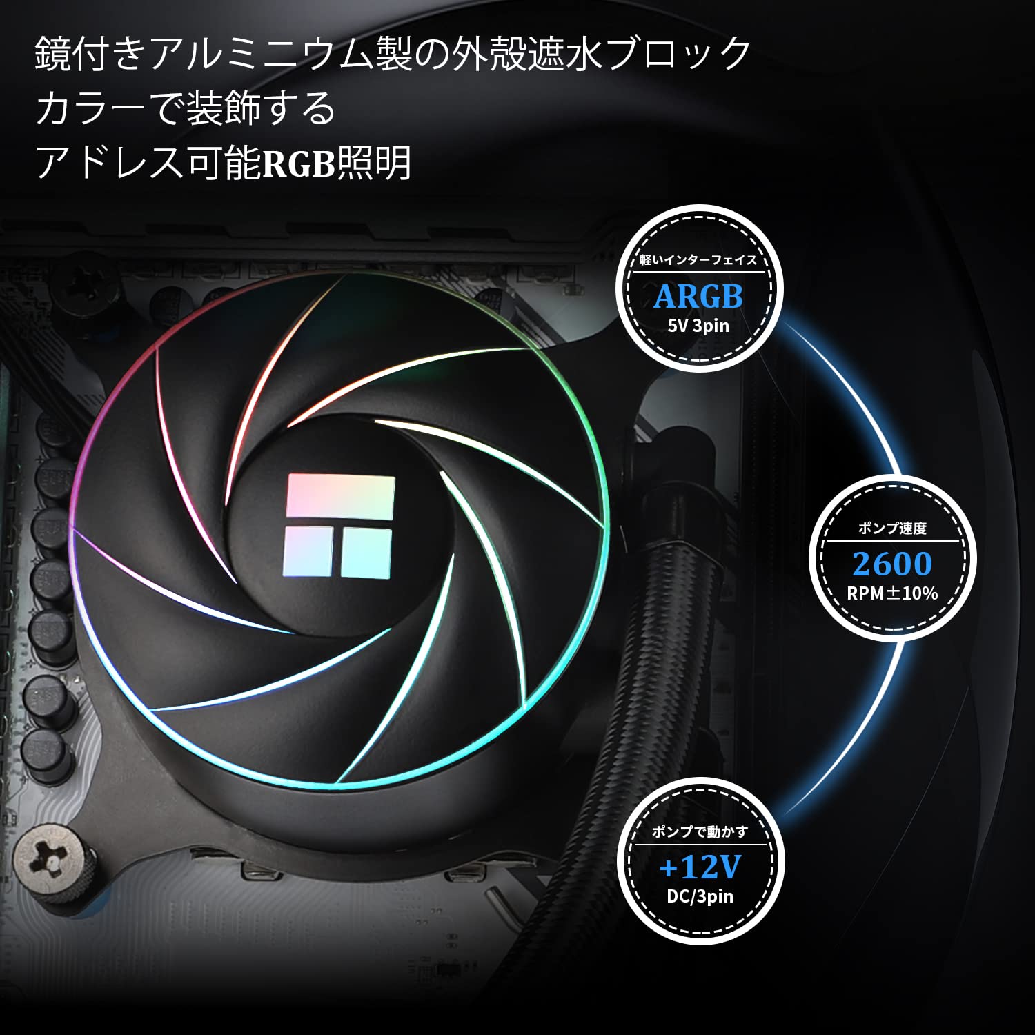 シュリンク付未開封Aqua Elite 360 White ARGB 簡易水冷 Aqua Elite 360 WHITE ARGB V2 – Thermalright
