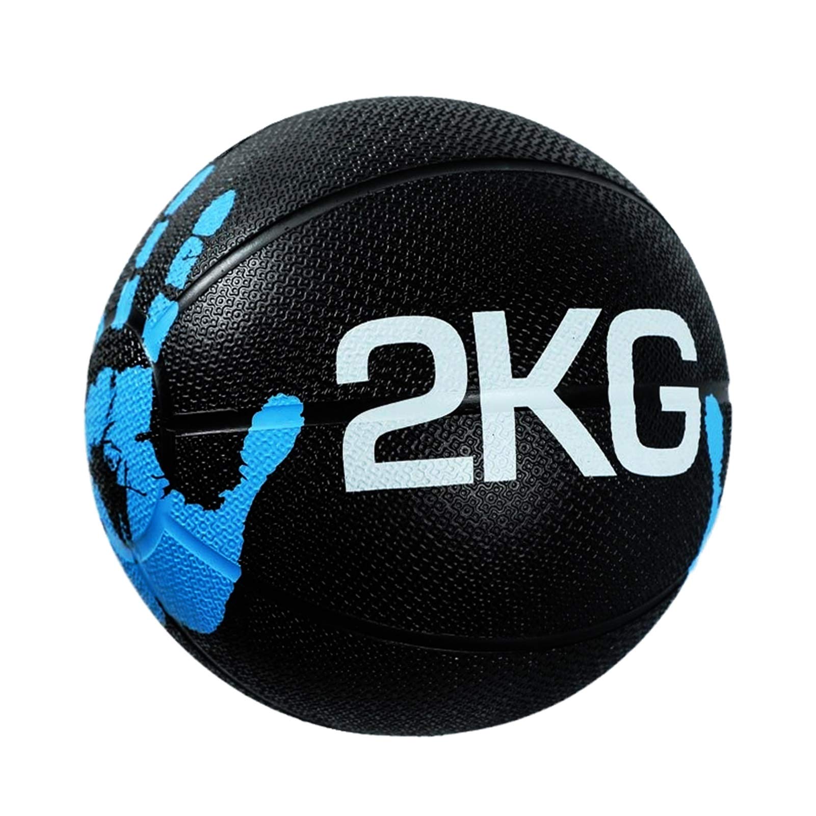 Balones medicinales Hua Bola De Medicina Elástica De Goma, Gimnasio para Hombres Y Mujeres Entrenamiento Bolas De Equilibrio, 1kg, 2 Kg, 3kg, 4kg, 5kg, 6kg, 7kg, 8kg, 10kg (Size : 2kg)