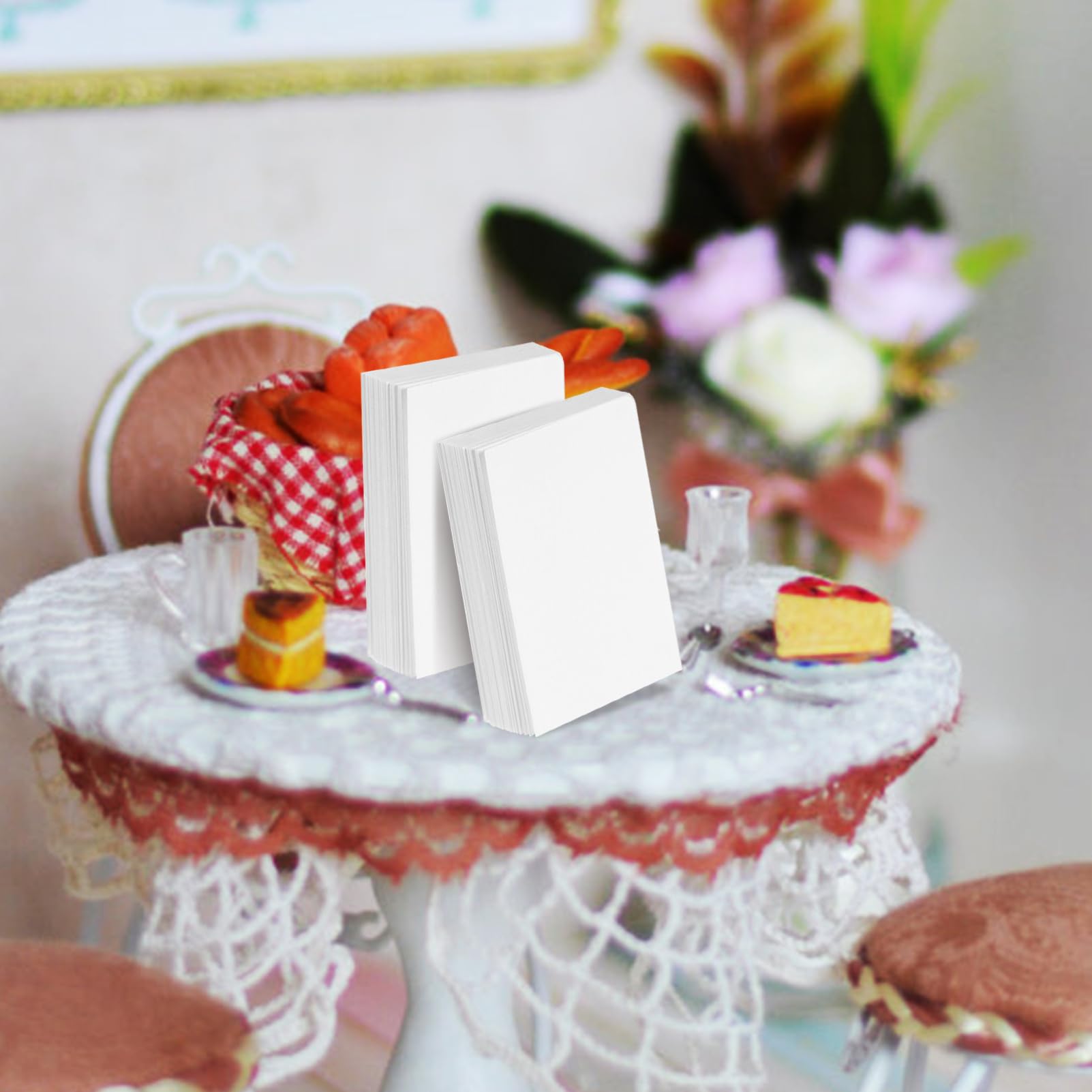 50 PCS Miniature Books for Dolls House,Blank Mini Books DIY Decoration Accessories for Dollhouse Bookshelf Bedroom Study Room - Image 2