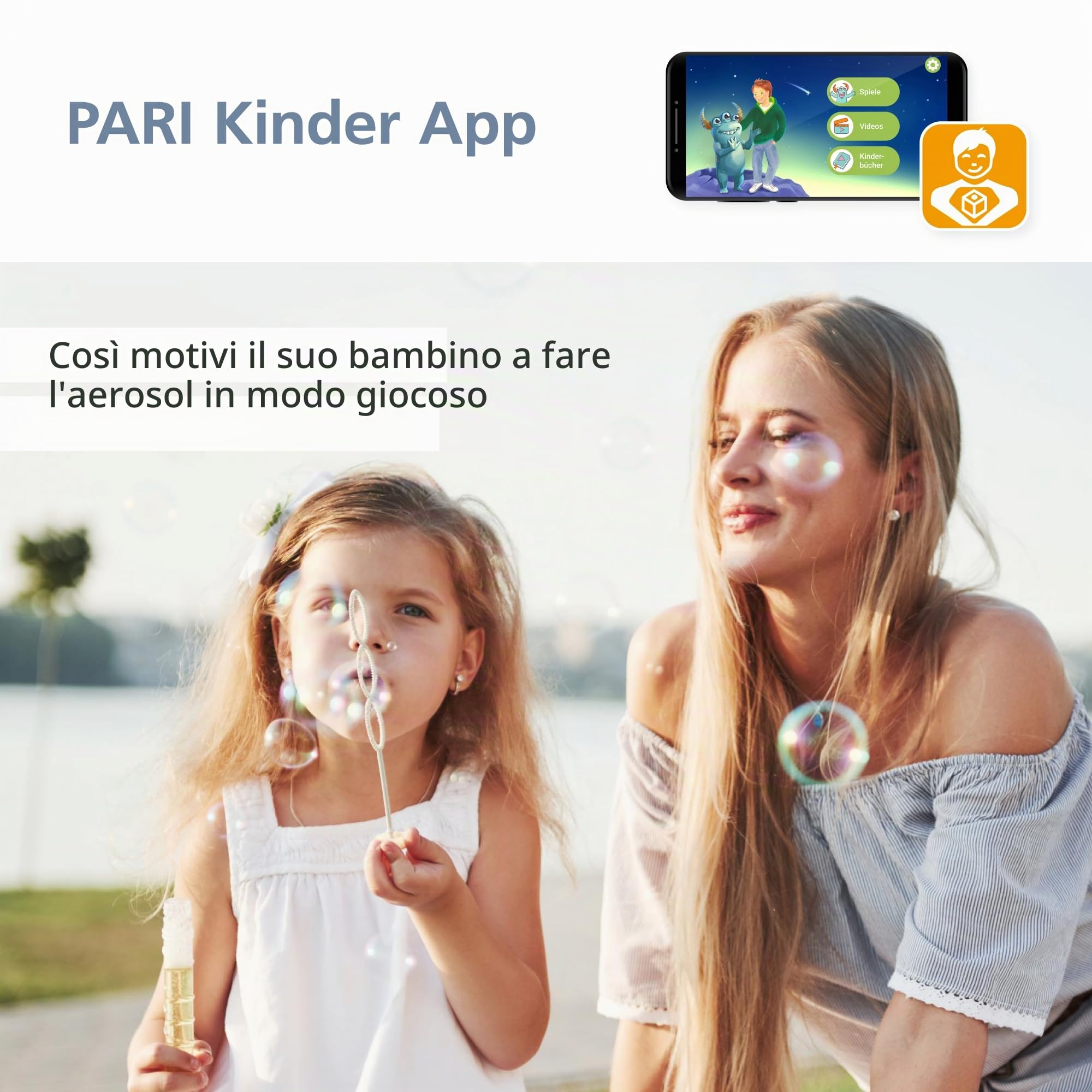 PARI Boy Classic Inhalations-Vernebler-Set con Mundpezzo