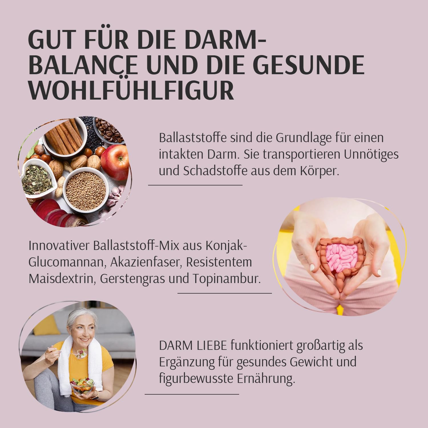 XbyX Darm Liebe | Gesund Abnehmen dank Premium Ballaststoffen | Vegan | Glutenfrei | 360g Pulver zur Unterstützung der Darmgesundheit | Ohne Süßstoffe & künstliche Aromen | Aus Deutschland | 90 Port.