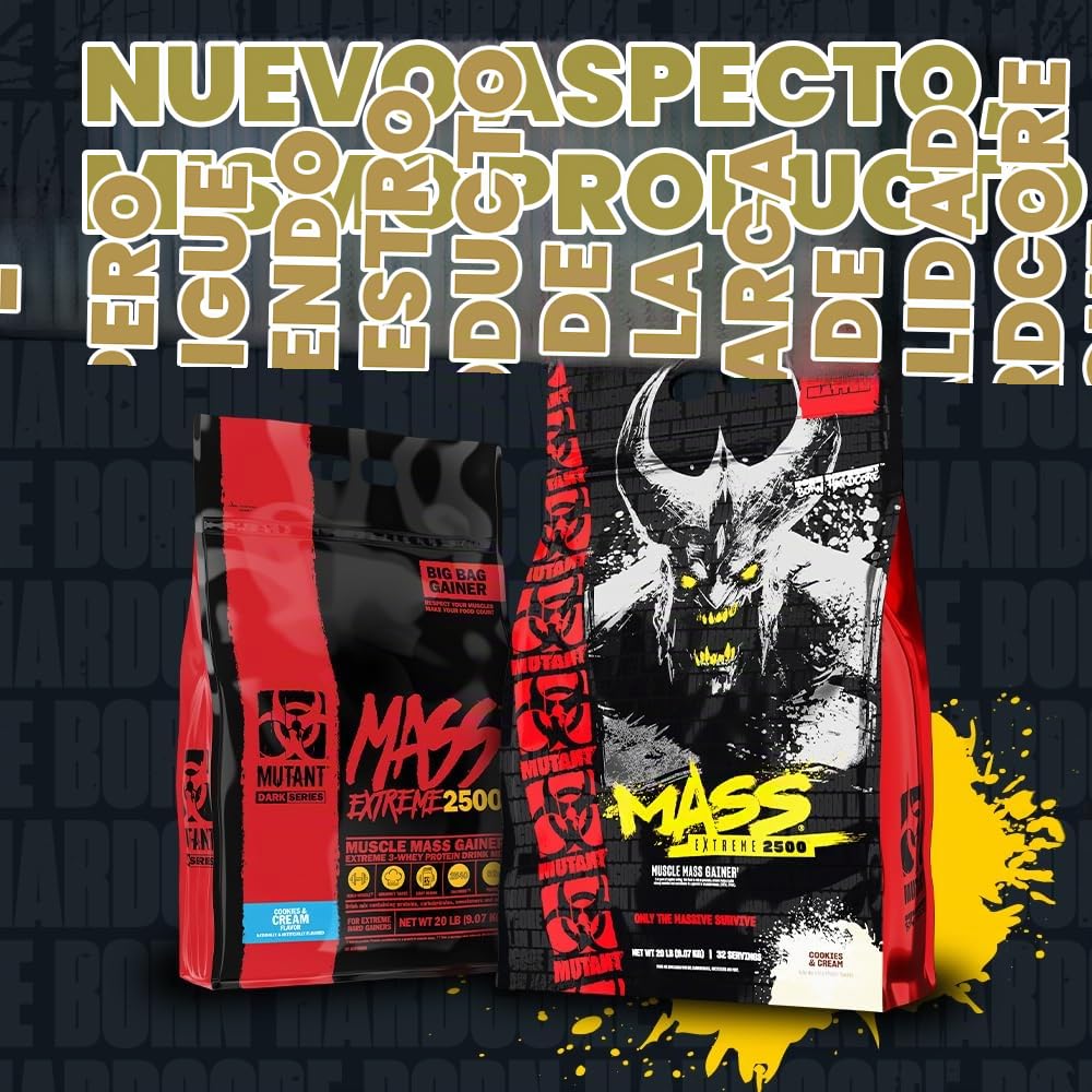 Mutant Mass Extreme 2500, Triple Chocolate - 5450g