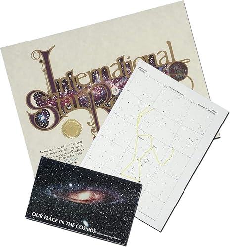 Miniatura 1 de Name A Star - Kit de estrella personalizado con caligrafía manual