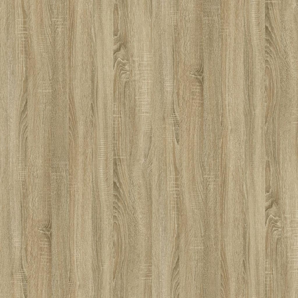 vidaXL Mesa Auxiliar Madera contrachapada Roble Sonoma 55x38x45 cm