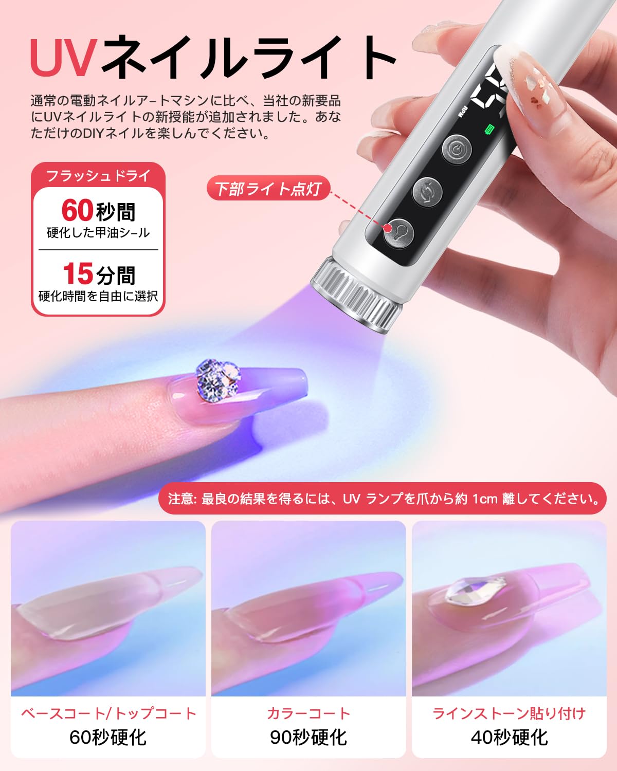 Amazon.co.jp: 【Youtuberが監修 】ネイルマシン 爪磨き電動 ネイル
