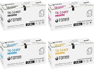 ECHALLENGE TK-5240K TK5240 Toner Compatible with Kyocera TK5240K TK ...