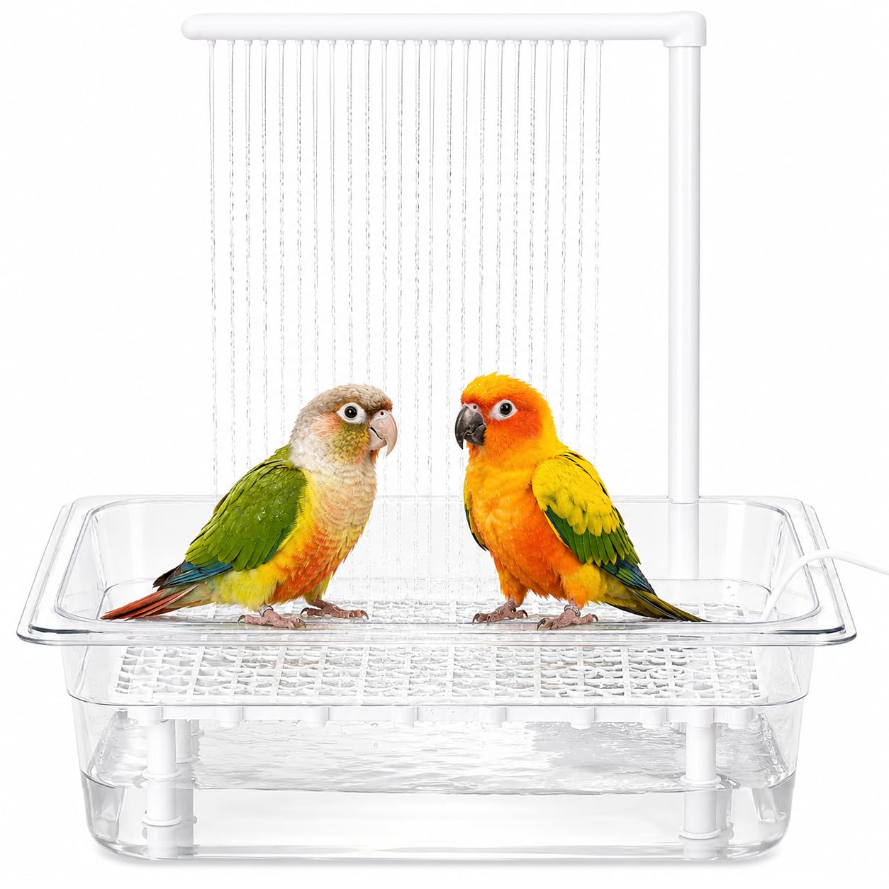 Photo 1 of MLLNFUE Bird Bath Tub with USB Pump, Automatic Bird Shower for Pet Birds