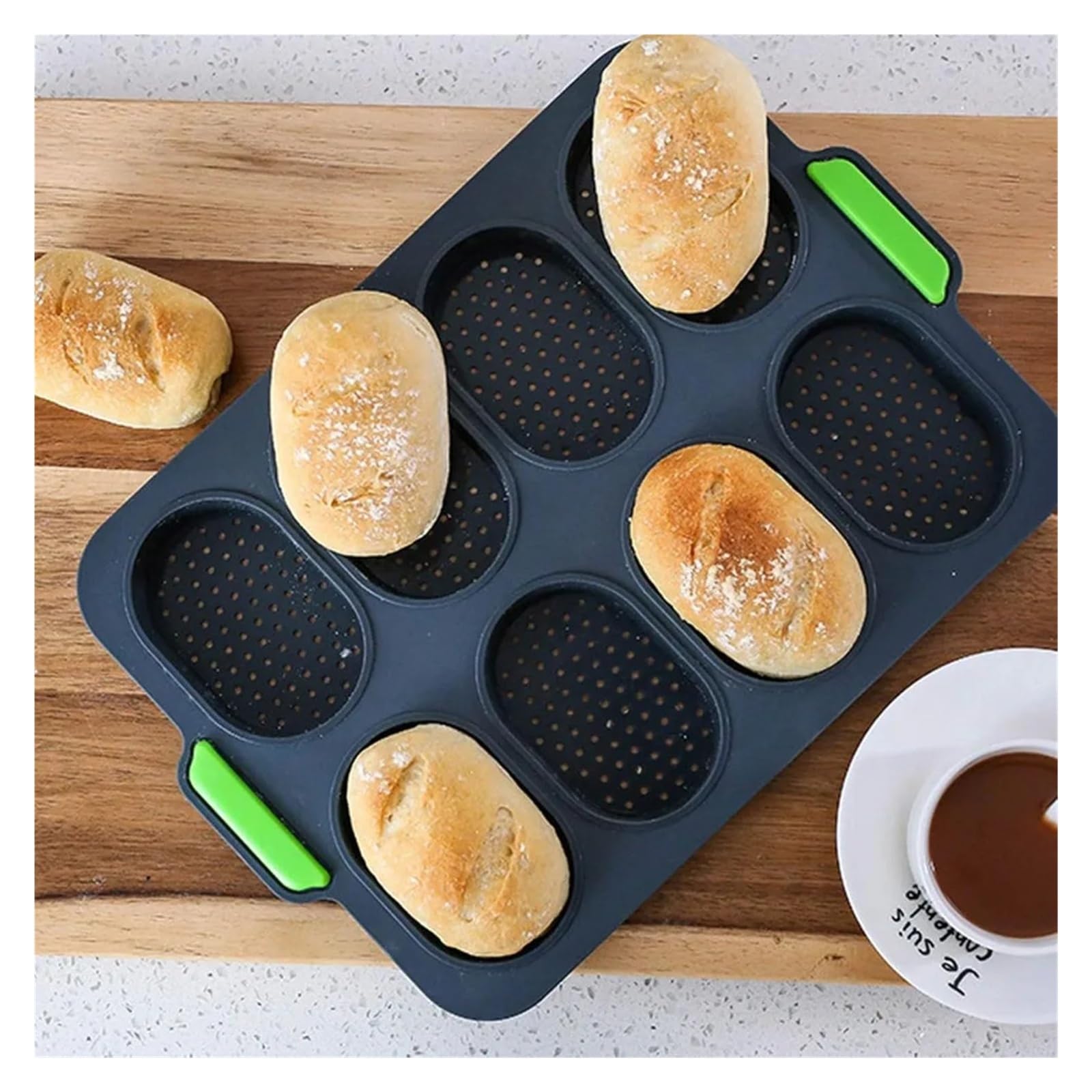 Kuchenformen aus lebensmittelechtem Silikon, Toastblech, Brotform, Brownie, Dessert, Madeleine-Kuchenformen, Baguette-Backwerkzeuge, Muffin-Backformen
