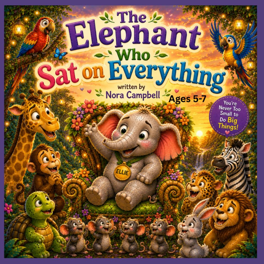 The Elephant Who Sat on Everything: Perfect for bedtime reading, classroom story time, and young animal lovers| Ages 5-7