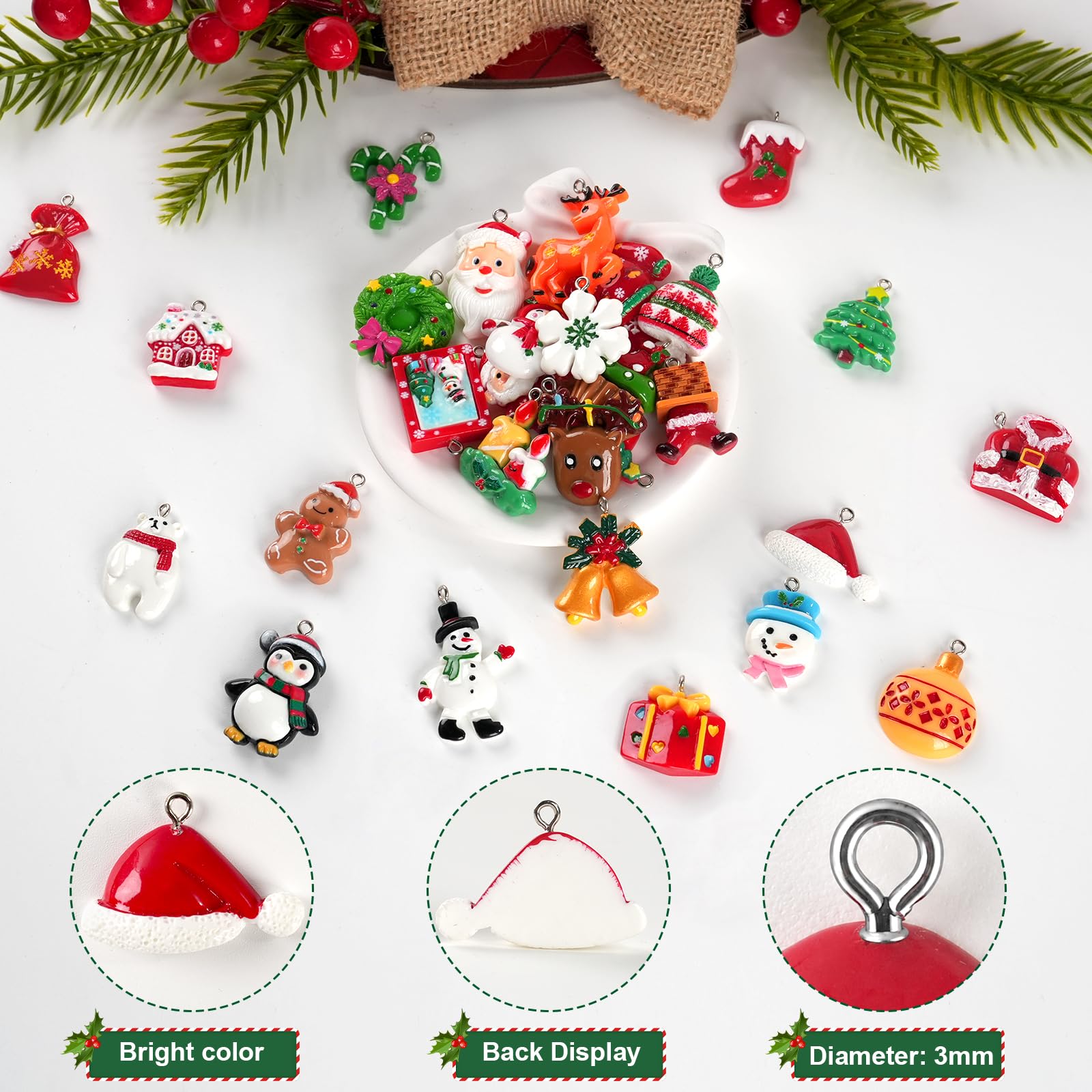 Amazon.co.jp: kockuu ミニクリスマスオーナメント ツリー