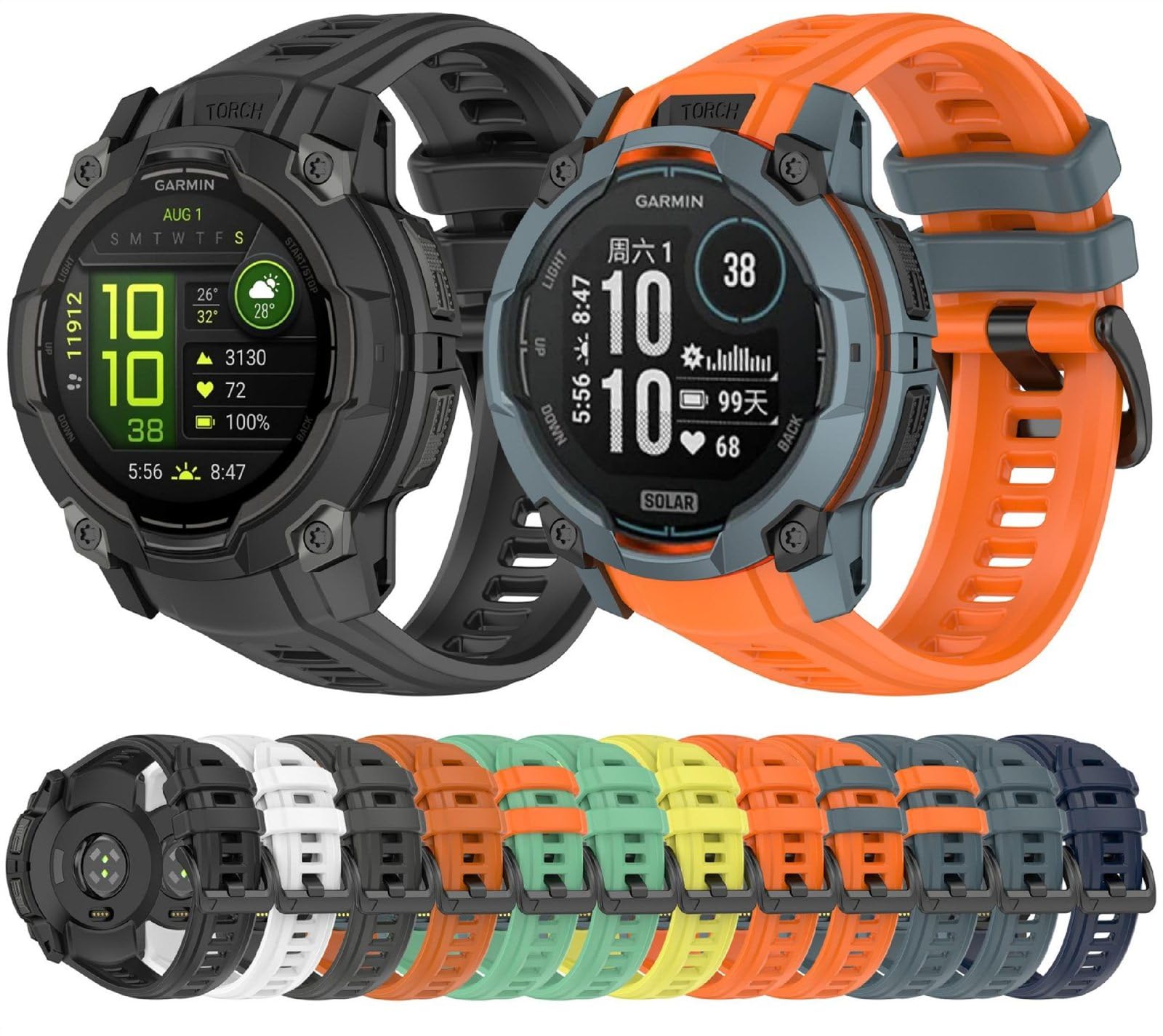 Garmin Instinct 3 AMOLED 45mm vs Garmin Instinct E 45mm: What is the difference