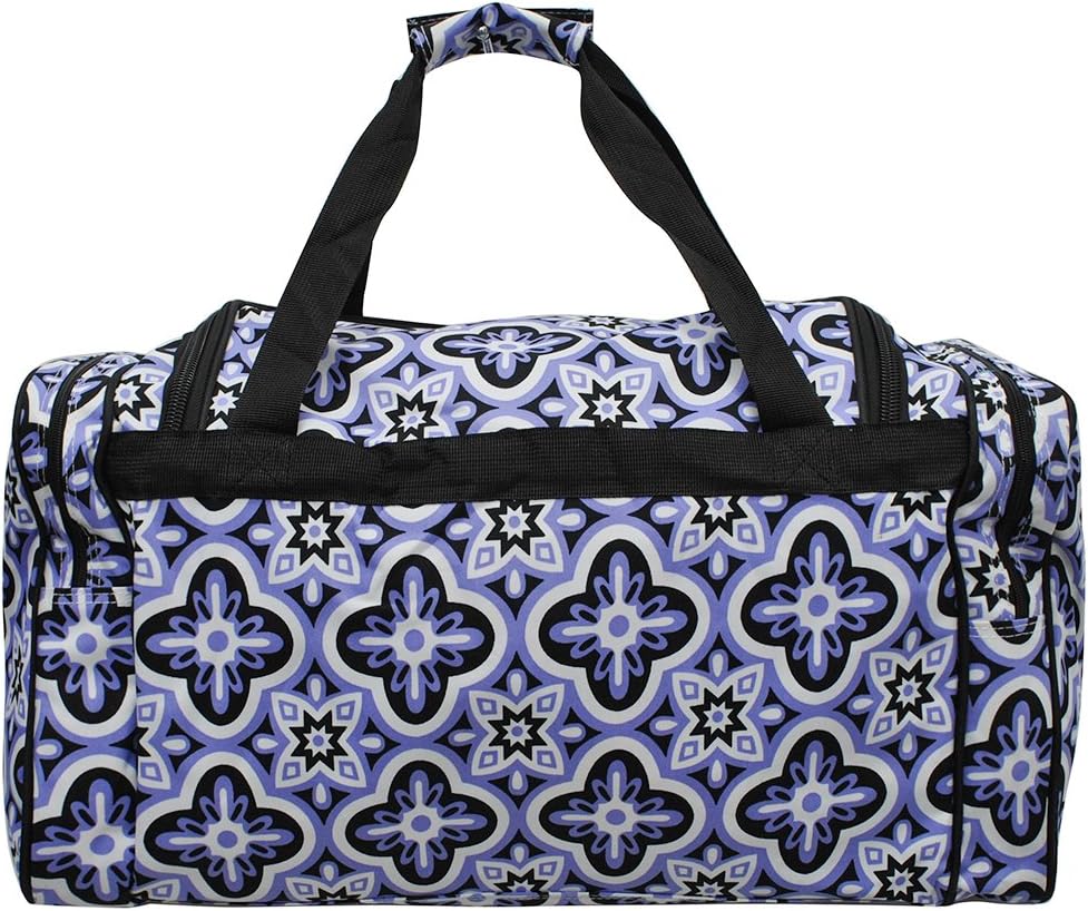 Quatrefoil Paradise NGIL Canvas Carry on Shoulder 23" Duffle Bag