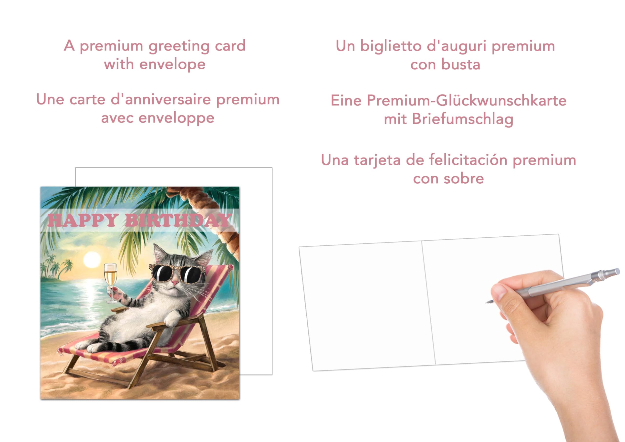 Edition Seidel Premium Square Birthday Card with Envelope. Greeting Card Happy Birthday Bilet Card Man Woman Teenagers Kids Cool Hamster Humor Party (GQ124 Edition Seidel Premium Square Birthday Card with Envelope. Greeting Card Happy Birthday Bilet Card Man Woman Teenagers Kids Cool Hamster Humor Party (GQ124