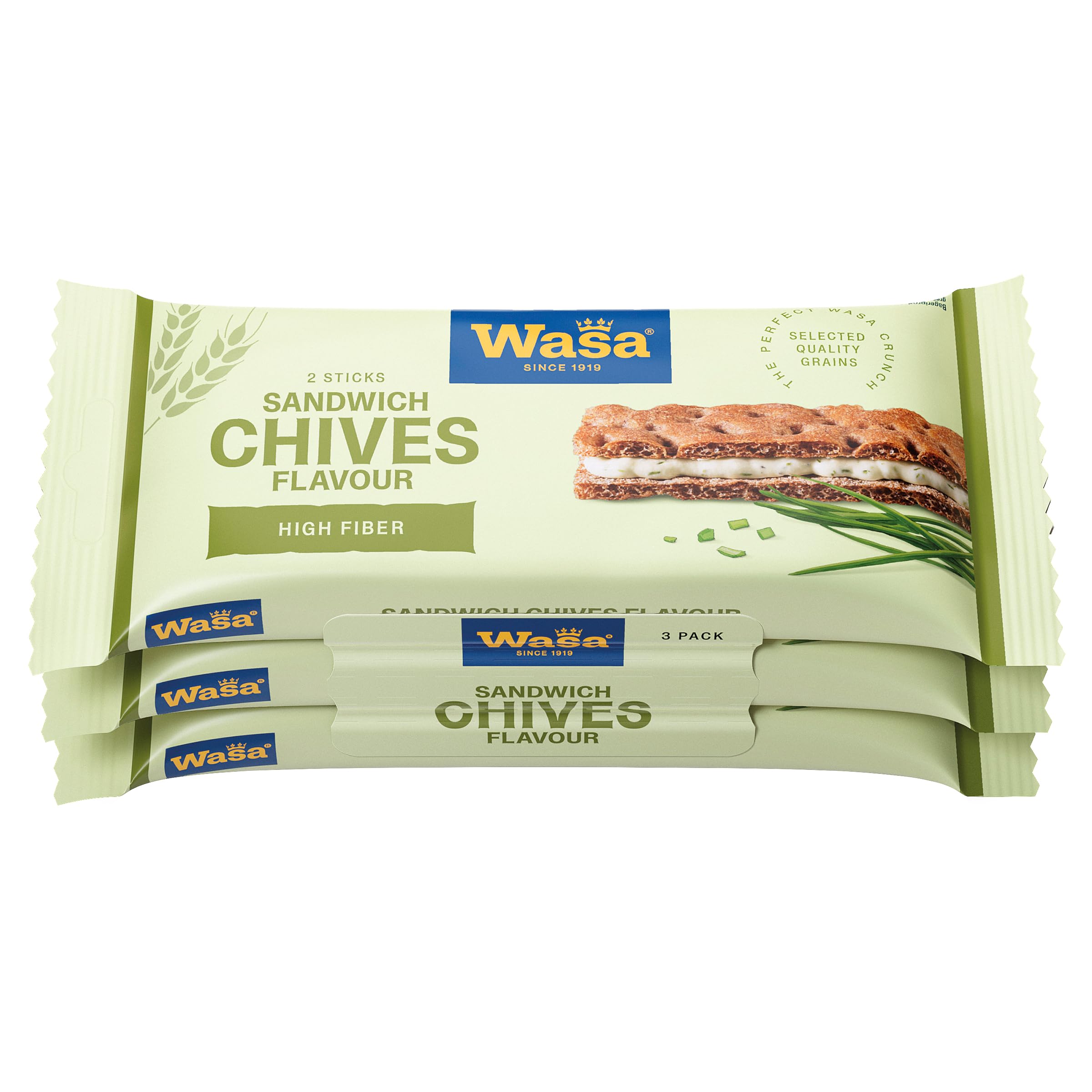Vasa Sandwich fromage & Ciboulette Multipack, Lot de 8 (8 x 111 g)
