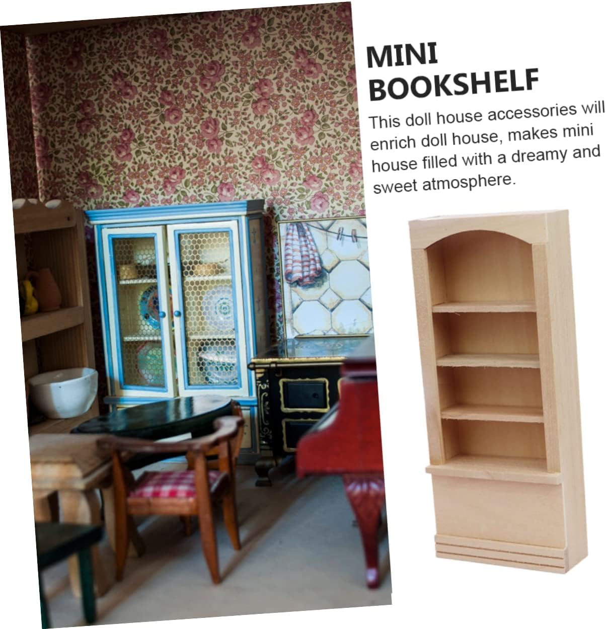 Amazon | ドールハウス7本棚7ミニ7人形7ミニチュア7装飾7本棚77用7部屋