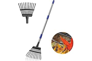 Sturdy Garden Rake for Easy Leaf Cleanup