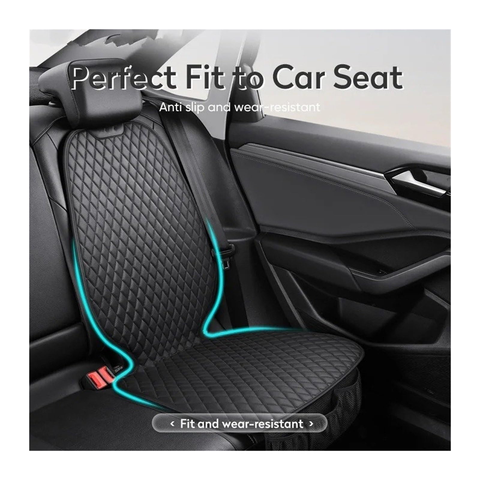 Enfants Enfants Universel Voiture Enfant Tapis Siège Sécurité Auto Housses Siège Arrière Housses Siège Protection Protection Siège Protecteur Sieges Voiture Couvre | Grey no pocket