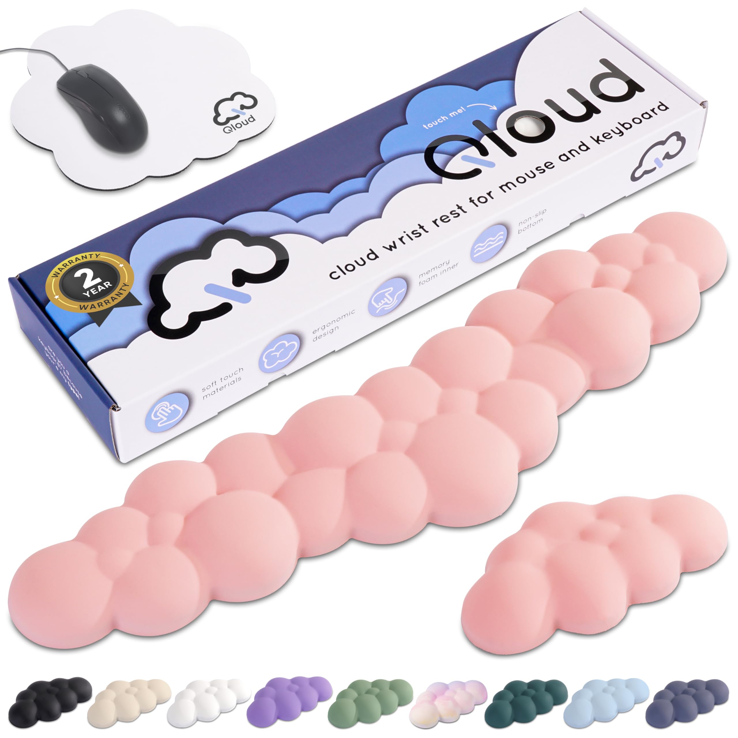 Qloud Cloud Wrist Rest Keyboard Wrist Rest for Computer Keyboard Pad Cloud Keyboard Wrist Rest Wrist Pad for