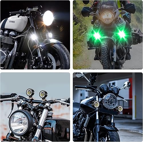 Miniatura 6 de Luces LED de Conducción para Motocicleta, Luz de Marcha Diurna LED Redonda de 20W de 3 Pulgadas, Luces Adicionales para Motocicleta 12V24V, Lámparas