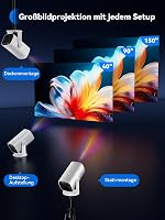 SOOMFON Mini Projektor 1080P Bluetooth Autofókusz Hordozható Okostelefon Tablet Laptop 8