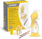 Medela Manual Breast Pump Set - Perfect Pair Bundle, Includes Harmony Manual Breast Pump & Silicone Breastmilk Collector