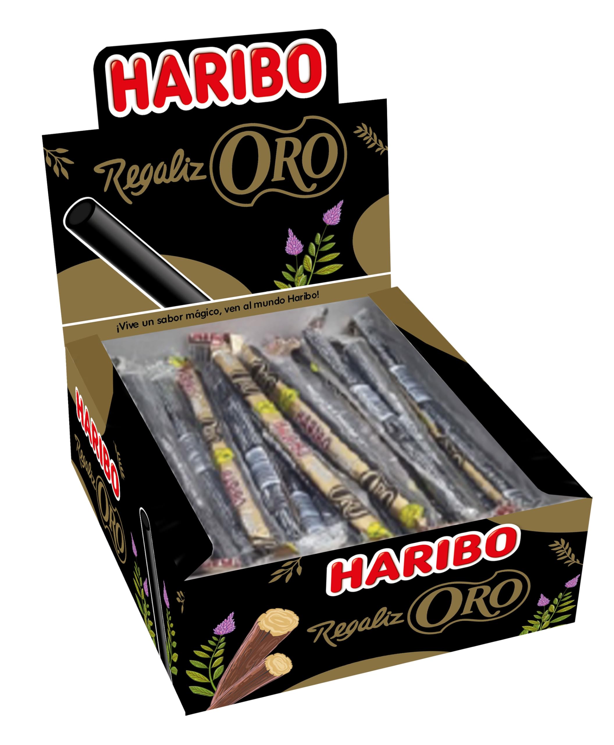 HARIBO REGALIZ ORO 1 caja de 75 sticks
