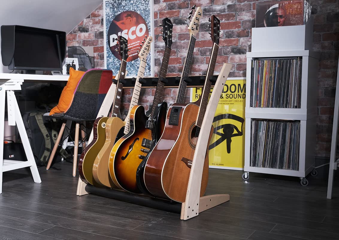 Ruach GR-2 Curve - Soporte para guitarras y estuches (5 vías)