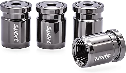 Vista 195 de Tapas de válvula de neumático, aleación de aluminio, anticorrosivas, a prueba de polvo, para automóviles, SUV, camiones, bicicletas, motocicletas