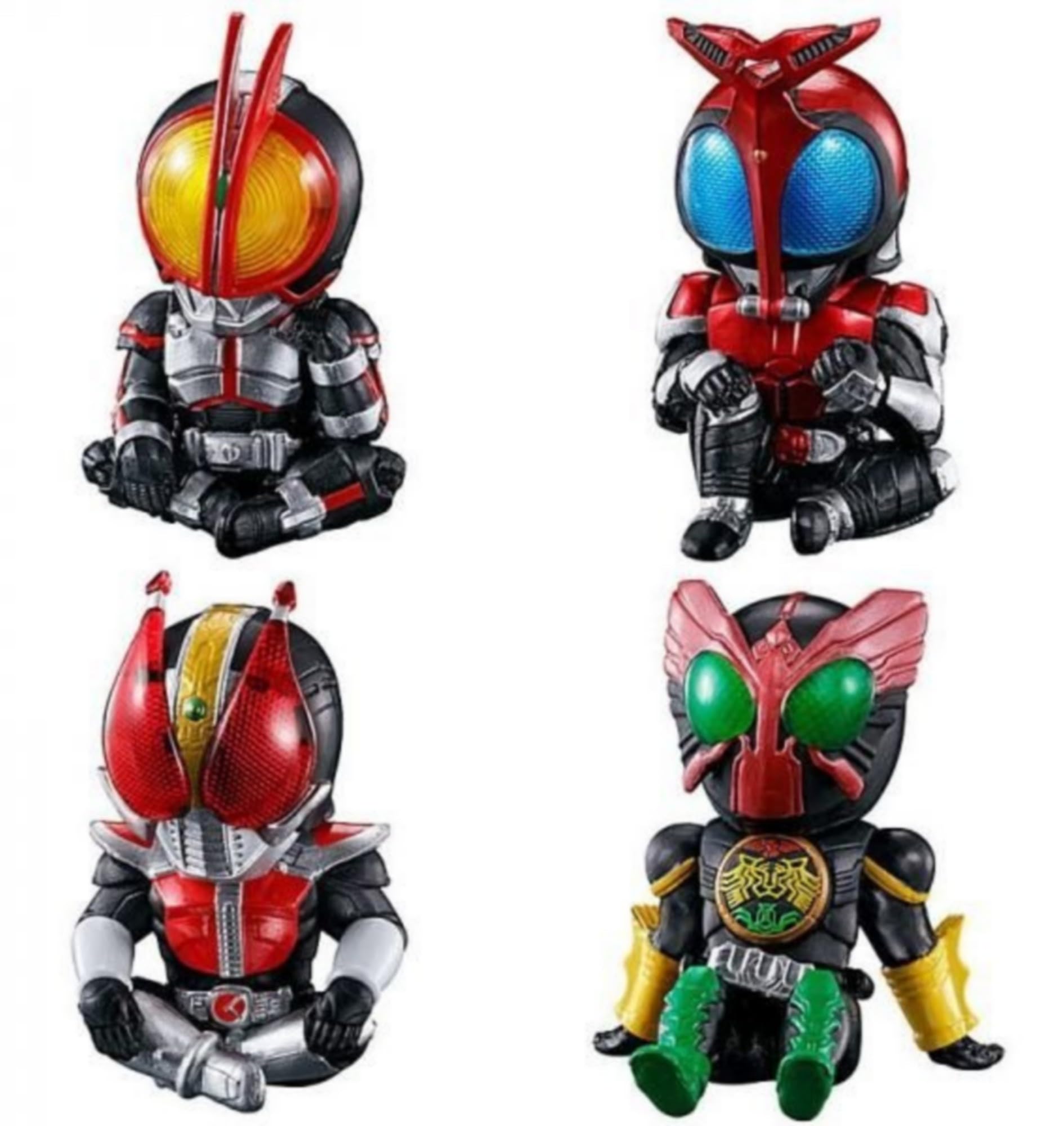 Amazon.co.jp: BANDAI まちぼうけ 仮面ライダーの場合 × 全4種セット