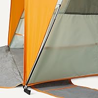 Vista 3 de Yaxa Basics Refugios solares para camping, gris y naranja, 7 x 4 x 4 pies (largo x ancho x alto)