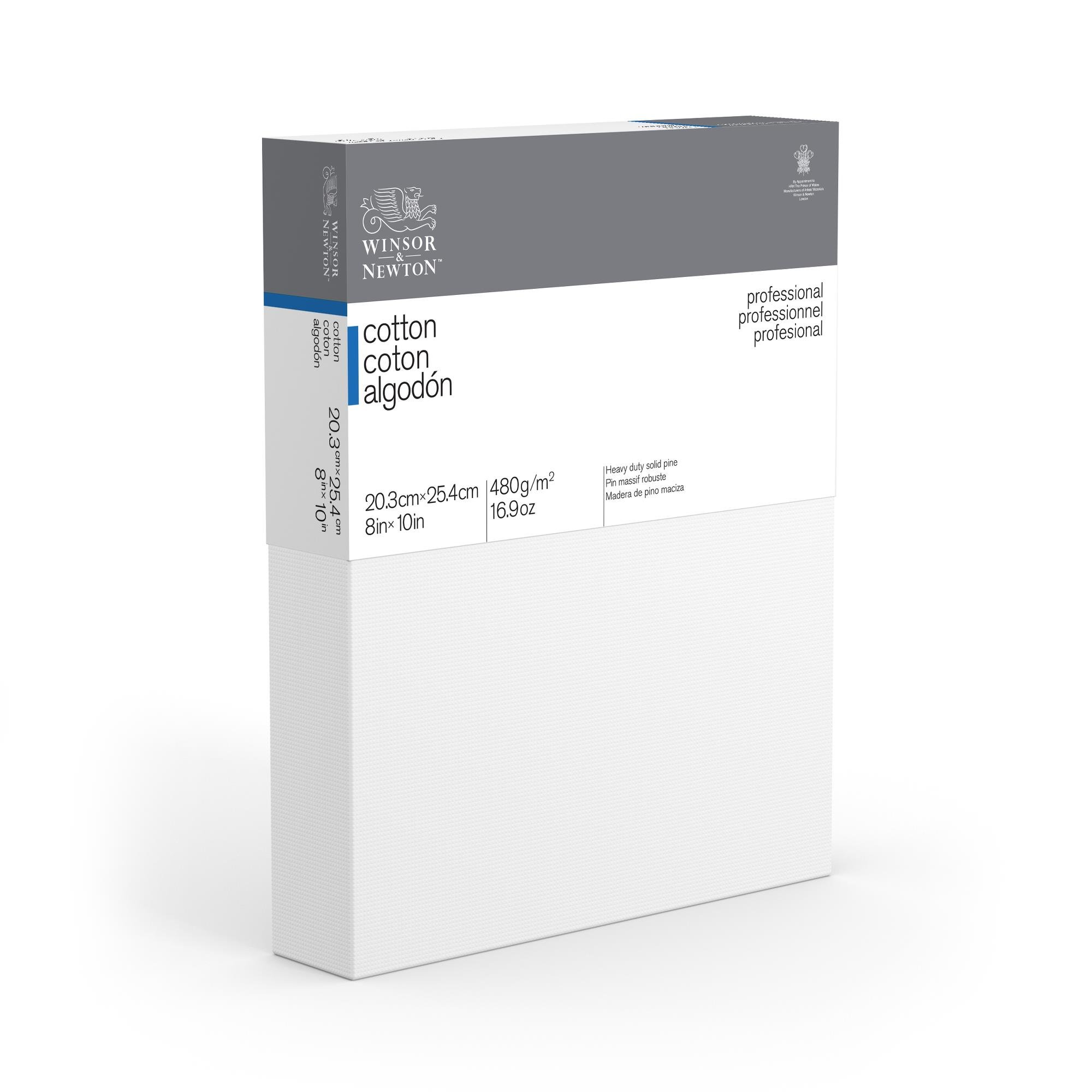 Winsor & NewtonProfessional Cotton Canvas, 8" x 10" Deep Edge