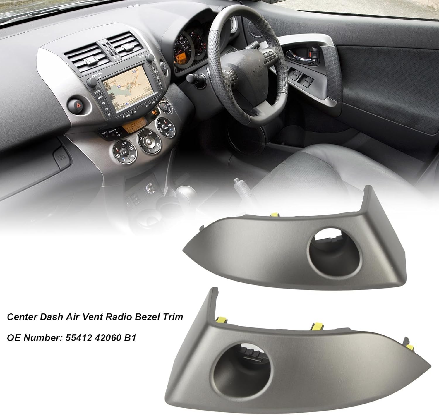 RiToEasysports Dash Panel Trim for 2006-2012 Left and Right Set