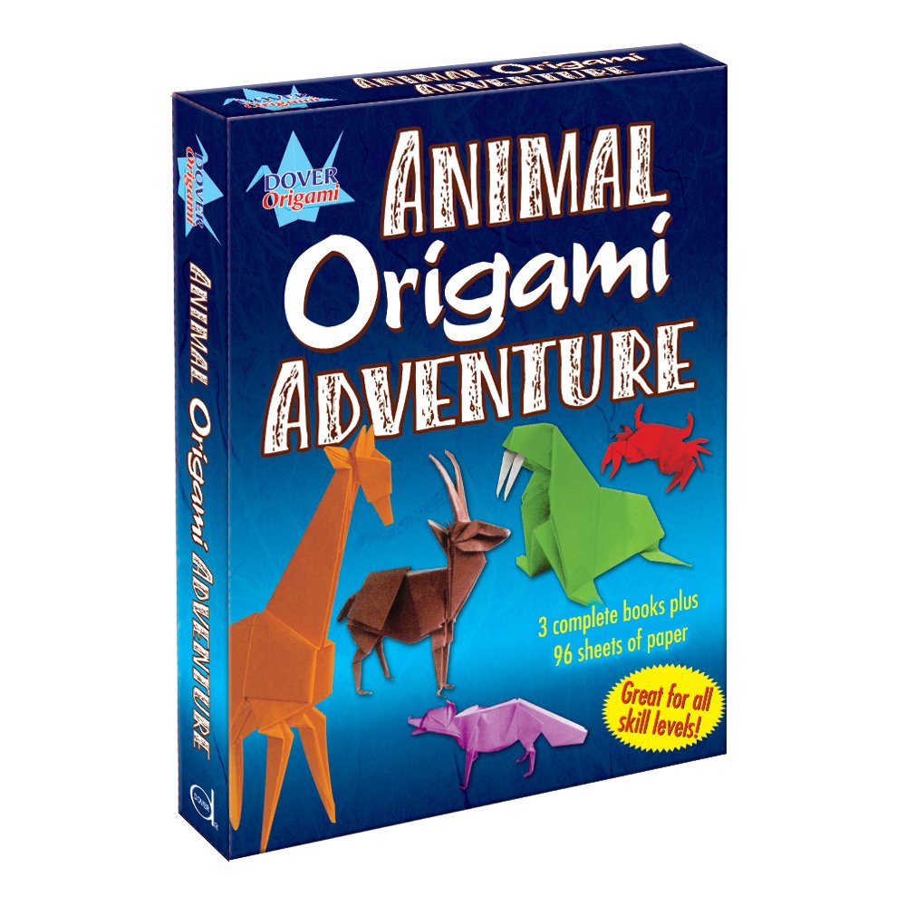 Origami Animal Adventures Dover Books livre de pliage pour enfants