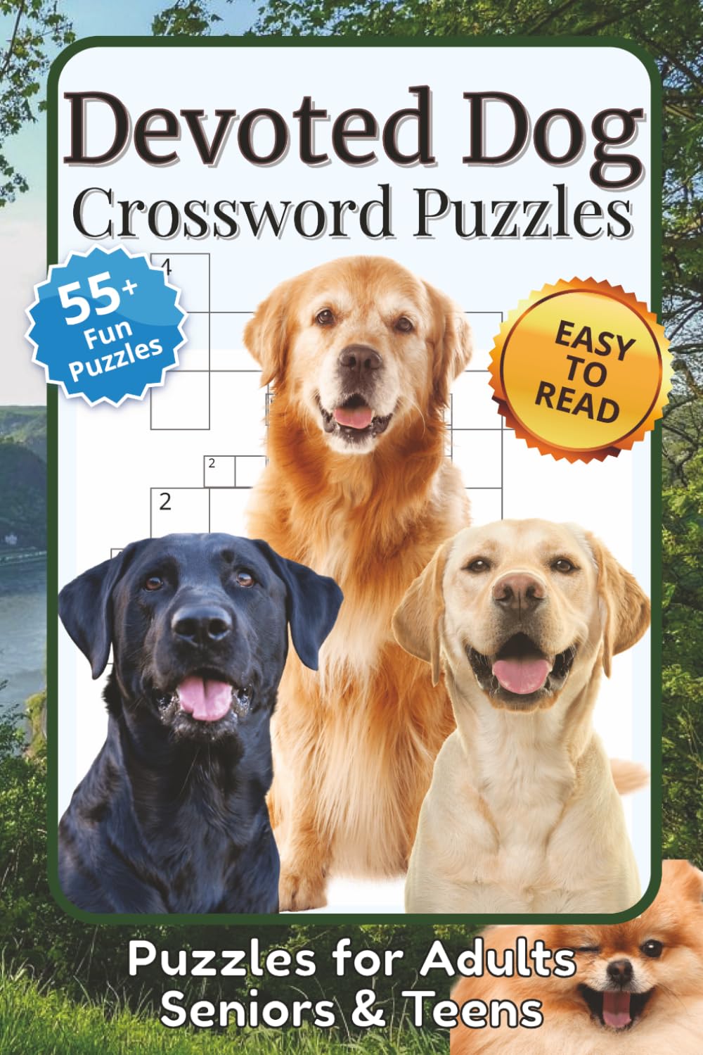 Dog Crossword Puzzles: Crossword Puzzles with Easy to Read Print about Dog Breeds, Dog Behavior, Dog Gifts and more | 6x9 inches 120 pages | 55+ ... Dog Moms, Dog Dads and Puppy Enthusiasts