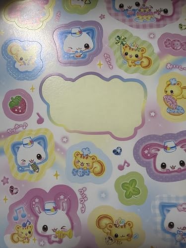 Amazon.co.jp: カミオジャパン メモ A6 シール付きメモ 平成ファンシー
