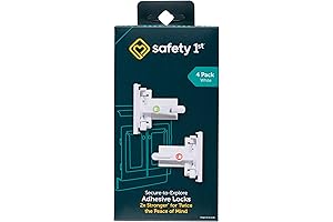 Safety 1st Secure-to-Explore Adhesive Cabinet Locks: Your Go-To Childproofing Solution for Drawers