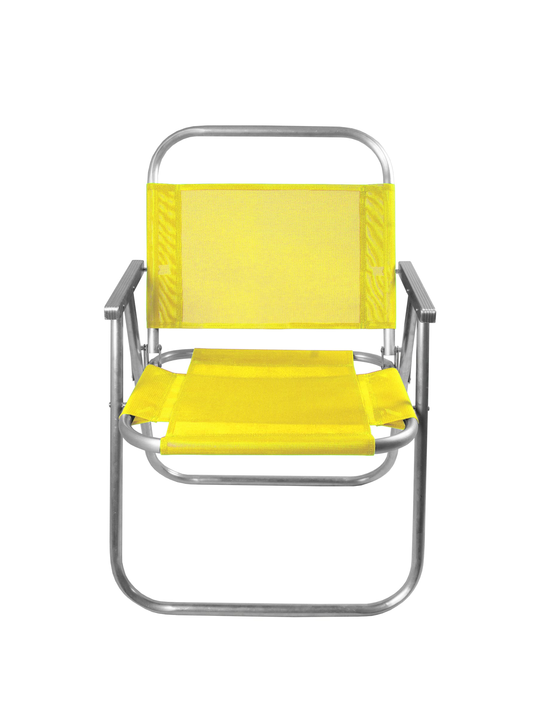 CADEIRA DE PRAIA SENTAR REFORÇADA 150KG (AMARELO) | Amazon.com.br