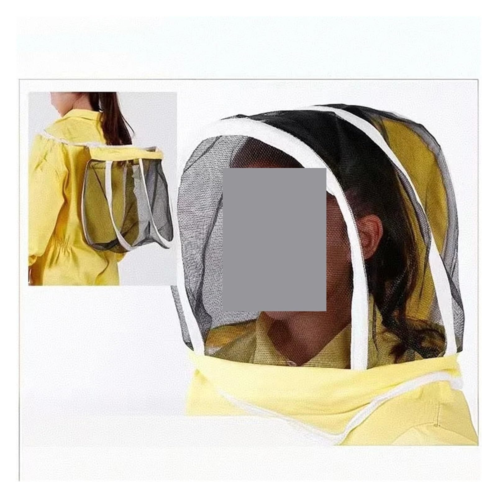 Vêtements d'apiculture Combinaison en coton jaune 1 pièce, combinaison Anti-abeille for enfants, spatiale, casquette, outils for l'culture(80-130cm)