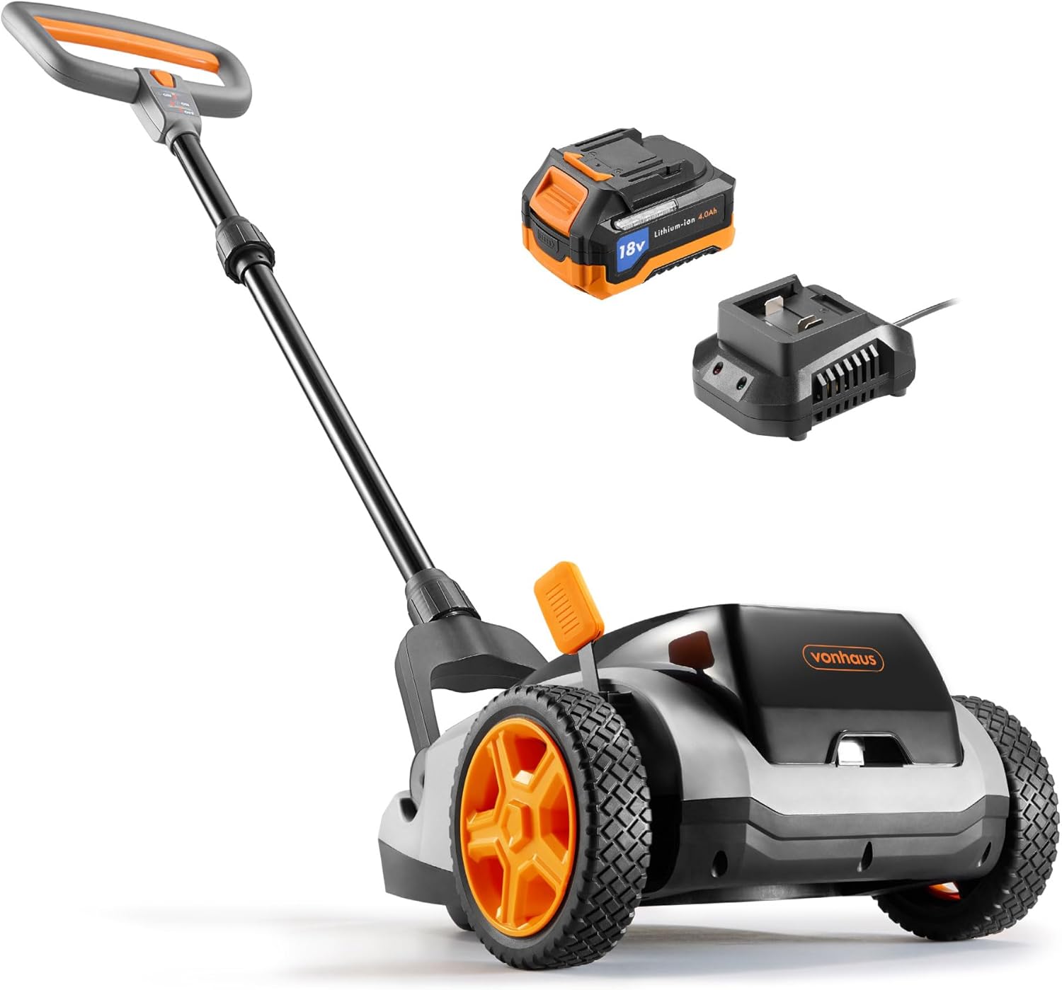 VonHaus Lawnmower Cordless – Electric Small/Mini Lawn Mower for All ...
