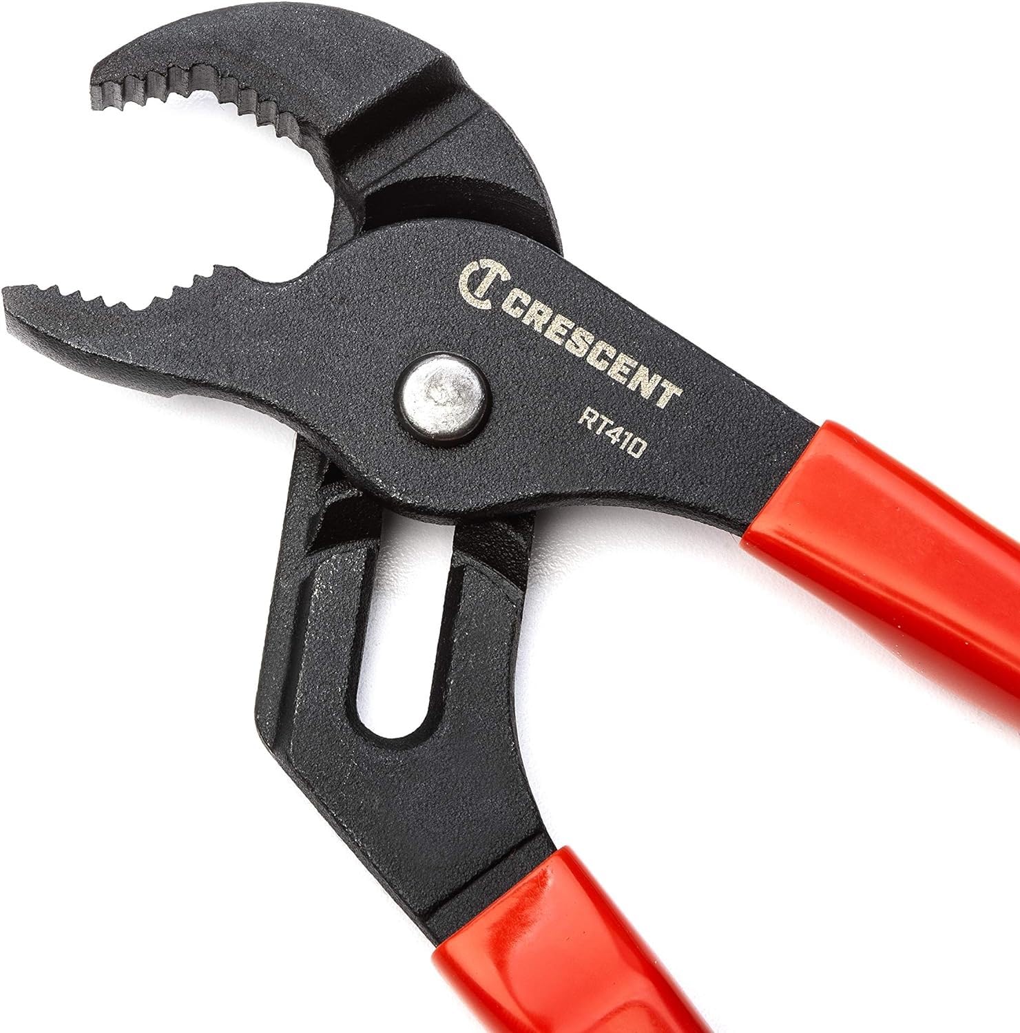 Crescent RT410CVN Alicates de Lengüeta y Ranura de 254 mm con Mordaza en V, óxido Negro