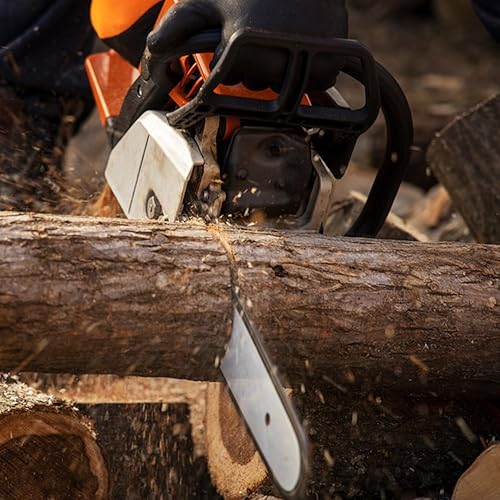 Miniatura 5 de V-MODEST Paquete de 3 cadenas de motosierra para barra de 12 pulgadas, paso LP de 38 pulgadas, calibre .043 pulgadas, 45 eslabones de transmisión,